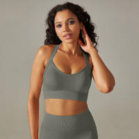 Hamidou-Top Sexy para mujer, sujetadores deportivos para Yoga, Fitness, belleza, espalda elástica, transpirable, ropa interior femenina, Tops - details 36