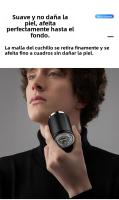 Afeitadora Eléctrica Portátil de Mini Acero Recargable, Adecuada para Adultos, Con Cuchilla de Malla Curvada, Lavable - details 3