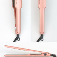 Plancha de pelo profesional, plancha plana con pantalla LED, plancha alisadora de pelo de titanio - details 5