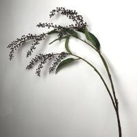 Planta Artificial de tacto Real, rama de fruta, arte Floral realista, plantas verdes simuladas, plantas falsas hechas a mano, decoración para el hogar y la Oficina - details 13