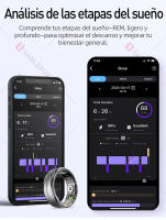 Anillo SANLEPUS con Seguimiento de Salud: Sueño, Oxígeno en Sangre y Actividad Física | Diseño Elegante - details 7