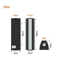 Lámpara de pared impermeable para exteriores, luces LED de 12W para porche, jardín, patio, luminaria, decoración de pared Exterior - details 0