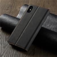 Funda tipo billetera fina de piel de ante para iPhone 11 12 13 14 15 16 Pro Max Mini XR XS 8 7 6s 6 Plus SE 2020 5S funda con tapa imán fuerte - details 6
