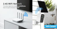 Cámara de seguridad exterior Wifi de 4MP Solar Outdoor 180 ° Rotación de la sartén Tarjeta SlM 4G Cámaras de protección segura PlR Detección humana Batería de baja potencia y larga duración Batería de 9000 mAh Cámara Ubox APP - details 10