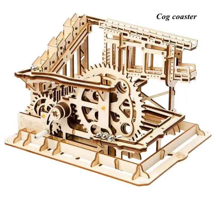 Set de Marble Run Robotime Rokr Rompecabezas de Madera 3D para Adolescentes y Adultos - 1