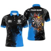 Camisetas con estampado 3D de dardos a la moda, camisetas informales de gran tamaño con nombre personalizado para hombre, uniformes de equipo deportivo - details 9