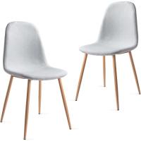 Pack de 2 sillas de Comedor, diseño nórdico con Asiento Acolchado y Respaldo ergonómico - details 9