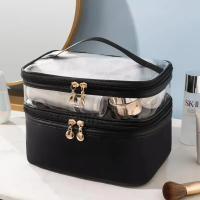 Bolsa de Lavado Portátil de Gran Capacidad Bolsa de Viaje Impermeable para Almacenamiento de Maquillaje Organizador de Belleza - details 5