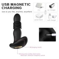Vibrador Anal Inalámbrico Masajeador Prostatal para Hombres Juguete SM de Estimulación para Retraso de Ejaculación Silicona Salud y Juguetes Sensuales - details 13