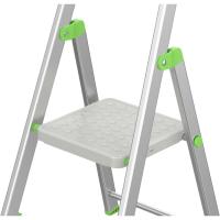Escalera de Tijera Plegable, Marca Española. Escalera de Aluminio, 5 peldaños, con Gancho de Pared, Multiusos, Antideslizante, Ligera y Resistente, Escalera Doméstica, Fácil Transporte - details 14