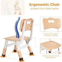 Mesa de Niños Ajustable en Altura Juego de Sillas de 4 Ideal para Jardín de Infantes y Habitación - details 21