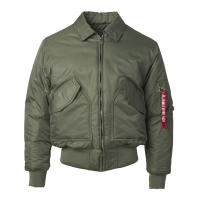 Chaqueta de vuelo Bomber CWU 45P acolchada de nailon para invierno, abrigo de estilo militar Vintage TOP GUN, chaqueta para hombre - details 2