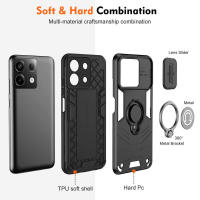 KEYSION Funda Antigolpes Redmi Note 13 Pro, 5G, 13, 4G, Anillo Protector Deslizante para Cámara, para Xiaomi POCO M6 X6 Pro 5G - details 5