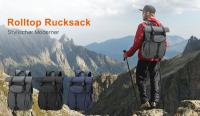 22L/32L Mochila de viaje de moda para hombres, mujeres, estudiantes, ligera con cierre de rodillo para la universidad, colegio, simple mochila de viaje deportiva para el día - details 0