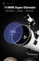 Telescopio astronómico profesional, 114MM de apertura, para visión nocturna en el espacio, potente y de gran aumento. - details 4