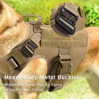 Correa para perros grandes, chaleco de entrenamiento para caminar, arnés y collar para perros de todas las razas, pastor alemán Malinois - details 3