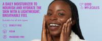 A daily moisturizer to nourish and hydrate the skin