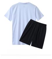 Conjunto de Camiseta Deportiva de Verano de Secado Rápido Cuello Redondo Material de Poliéster - details 8