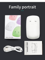 Secador Mini Blanco Portátil 6W Herramienta de Arte de Uñas con Cable USB Recargable - details 8