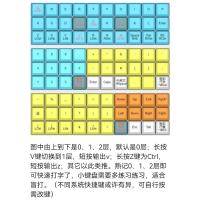 Mini teclado en línea P30, 30 teclas, cableado personalizado, modo único, juegos de oficina, kit de teclado mecánico de soldadura RGB, intercambio en caliente, QMK VIAL, minimalismo, ergonomía, accesorios de juegos de teclado - details 6
