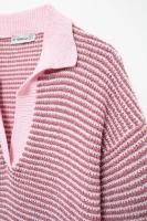 Conjunto de Moda para Mujer OUWU Camisa con Cuello de Raya y Pantalones Cortos Elásticos - details 33