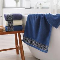 Toalla de cara bordada 100% algodón, juego de baño de lujo para Hotel, ducha, toalla turca suave y muy absorbente para gimnasio - details 0