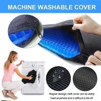Cojín de gel para asiento de coche y oficina, cojín suave para aliviar la presión, transpirable, doble espesor, para verano - details 6