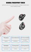 Auriculares inalámbricos intrauditivos con Bluetooth, dispositivo de audio TWS de alta calidad, con pantalla Digital F9, para juegos deportivos - details 7