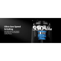 SHARDOR Professional 64mm Burr 100 configuraciones de molienda Cámara totalmente metálica, molinillo de café en grano con temporizador electrónico ajustable y - details 4