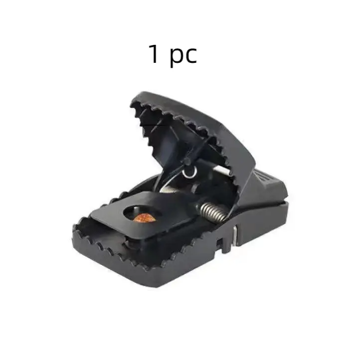 Trampa Profesional para Ratas y Ratones Grandes, 6 Piezas Reutilizable, Robusta, Trampa Potente y Eficaz - Lavable para Interiores y Exteriores - 1