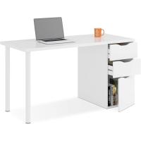 ordenador reversible dos cajones y una puerta, mesa despacho, escritorio Athena acabado - details 7