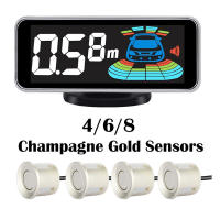 Kit de Sensor de estacionamiento de Radar múltiple, sistema de pantalla LED Parktronic, asistente de Detector de Monitor de respaldo, alarma de Sensor 4/6/8 - details 6