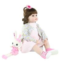 BZDOLL-Muñeca Reborn de silicona suave para niños pequeños, juguete realista de 60 CM y 24 pulgadas, bonita casa de juegos, regalo de Navidad para niñas - details 1
