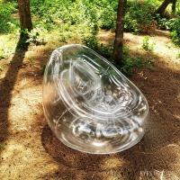 Silla de sol inflable portátil - material transparente de PVC, impermeable y duradero, fácil de montar, adecuado para acampar al aire libre y ocio en la playa, ideal para equipos de ocio al aire libre en verano, silla de sol de playa - details 1