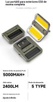 Linterna de Camping LED Resistente al Agua Montaje en Pared Ideal para Pesca y Actividades al Aire Libre - details 1