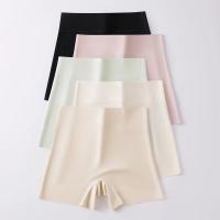 Bóxer para mujer, bragas sin costuras, pantalones cortos de seguridad de talla grande, ropa interior de seda helada, parte inferior de falda de verano - details 5