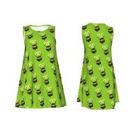 Vestido Duo de búho sin mangas informal para mujer, divertido pájaro verde, viajes personalizados, D-Duogos - details 186