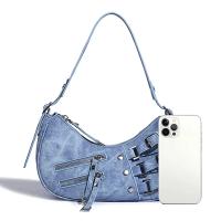 Bolso de hombro Retro para mujer, bolso Vintage de cuero PU con correa ajustable para axilas, bolso de diseñador estético, bolso Shopper - details 14