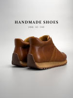 Botas casuales de caña media de gama alta, zapatos deportivos de piel de vaca de cuero genuino para hombres - details 11