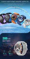 Reloj inteligente deportivo para hombre y mujer, pulsera resistente al agua con batería de larga duración,llamada BT,para teléfono - details 1