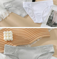 Bragas De Algodón Para Mujer, Ropa Interior Sexy De Cintura Media, Cómoda, Color Sólido, Lencería, suave y Cómodo - details 6