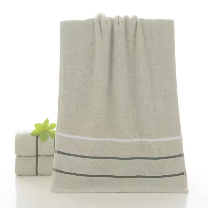 Toalla para el hogar de 28,35x13 pulgadas/72x33cm, Toalla de baño de algodón suave, estilo griego, toalla de viaje para niños y adultos respetuosa con la piel - 1