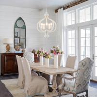 Lámpara de araña negro 8 Luces Lamparas De Techo Salon Lamparas de araña estilo vela con rueda de carro, lámparas rusticas Vintage lámpara colgante para comedor porche cocina dormitorio - details 14