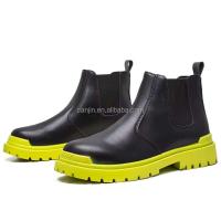 Nuevo Chaussure Femme 2025 antideslizante marca Color mezcla negro hombres blanco cuero verde Oxford botas cortas - details 9