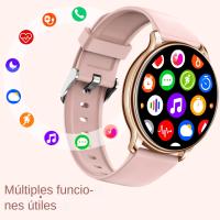 Reloj inteligente de moda con incrustaciones de diamantes para mujer, pulsera con llamadas bluetooth - details 5