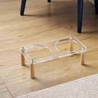 Cuenco individual/doble para gatos con soporte acrílico, protege la columna Cervical, cuenco de cerámica antiderrames para comida de mascotas, antivómitos, antideslizante - details 4
