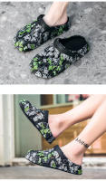 Sandalias De Hombre Talla Grande Con Suela Gruesa Antideslizante Para Playa Y Jardín EVA Cómodas Clogs Casuales Color Camuflaje - details 11