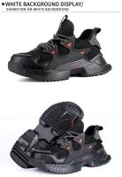 Zapatos de Satén Indestructibles para Hombres Botas de Trabajo de Acero Antideslizantes Transpirables a Prueba de Agujas Ligeras y Cómodas - details 22
