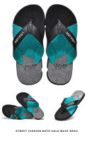 Nueva playa chanclas de los hombres antideslizantes zapatillas exteriores de verano pellizcar pies sandalias de los hombres tendencia casual sandalias - details 15