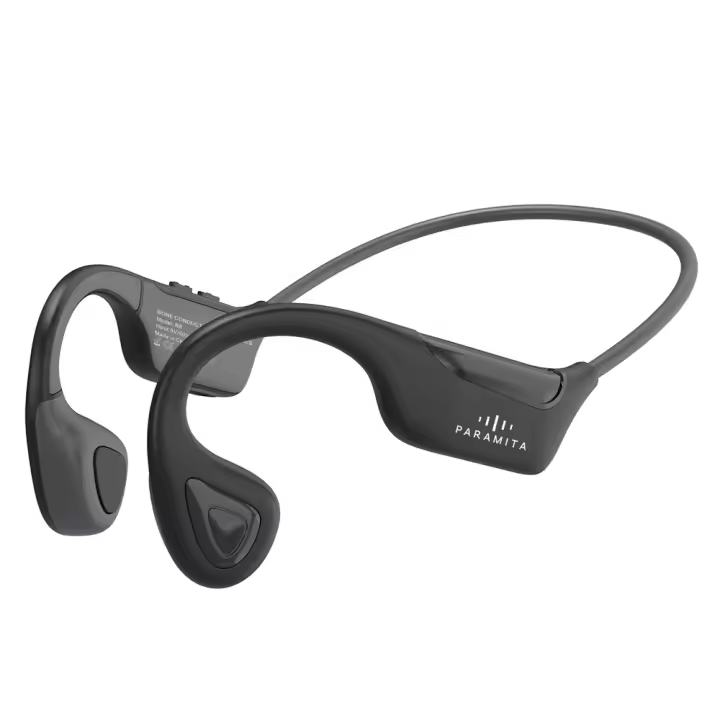 Paramta-Auriculares inalámbricos con Bluetooth 5,3, audífonos de conducción, impermeables, con micrófono - 1